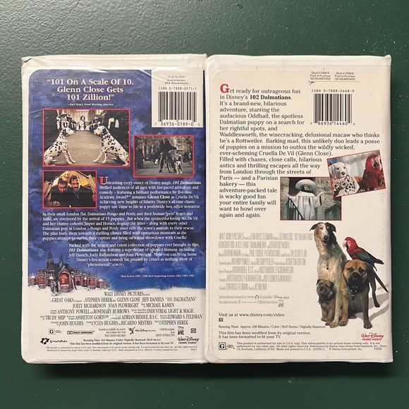 Walt Disney live action “101 Dalmatians” and “102 Dalmatians” - Picture 3 of 3